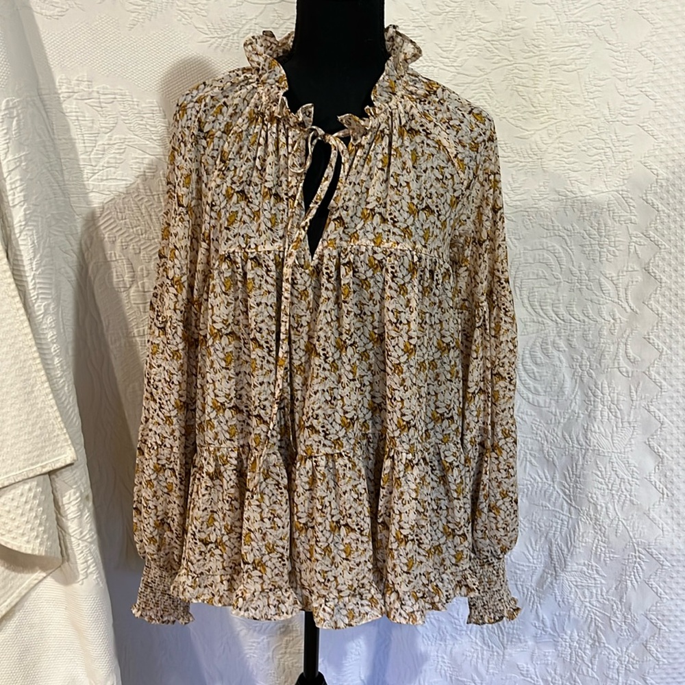 Sweetwater surf shop blouse, size medium